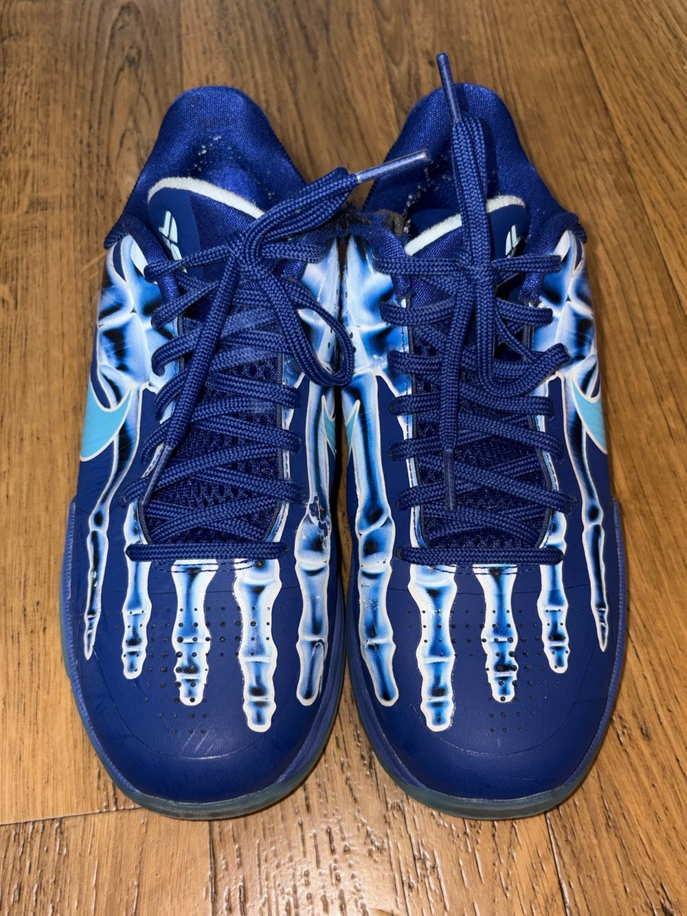 Boy's Nike Kobe Protro 5 Xray Skeleton Sneakers Sz 6